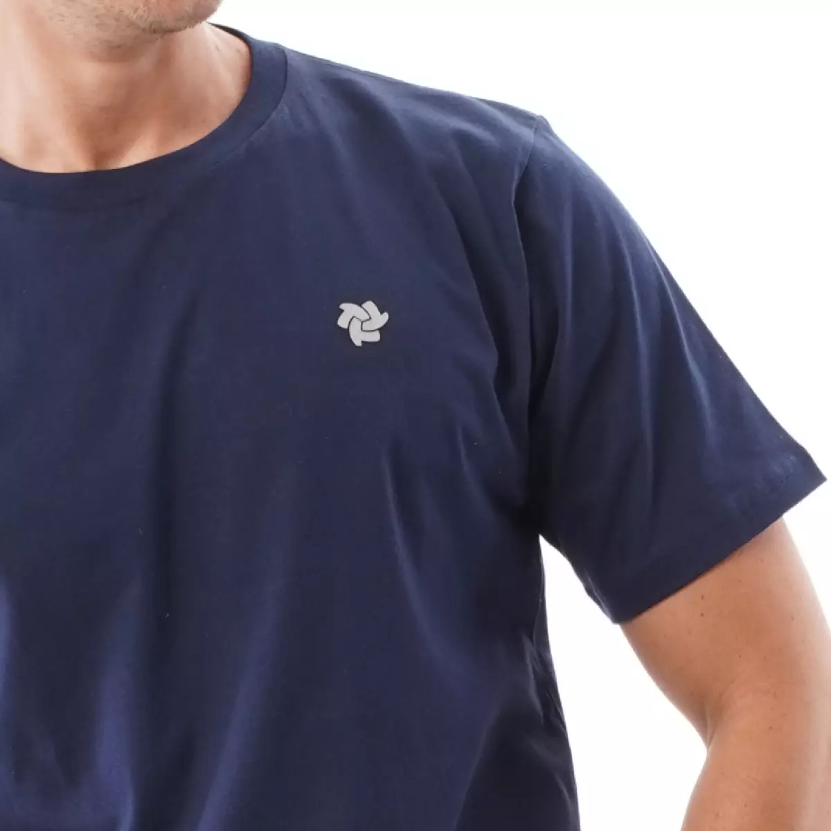 Tiento Tshirt Pro Basic Navy Kaos Olahraga Lengen Pendek Biru Tua