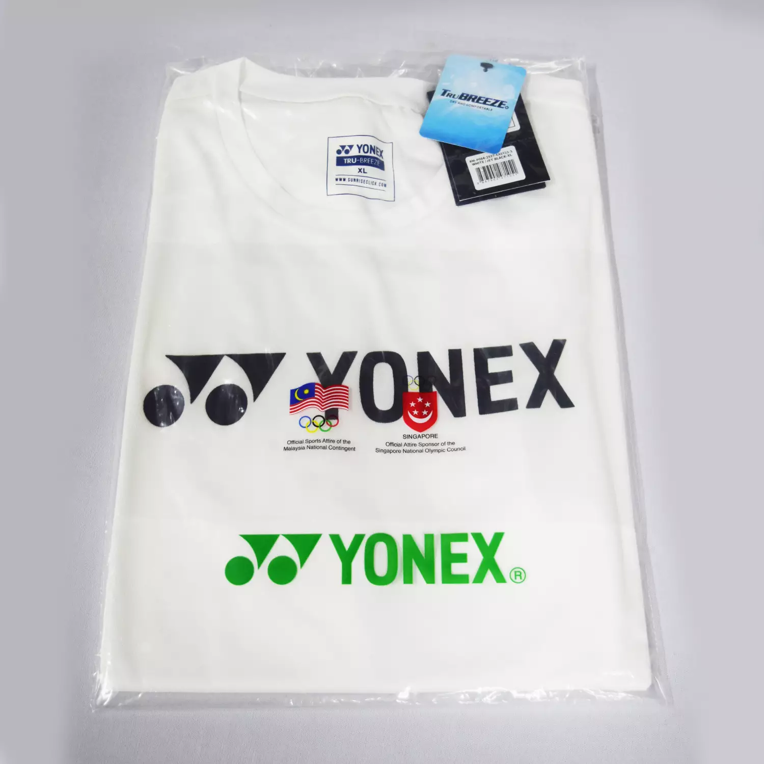 Baju Yonex RM-P064-2527-EASY23 White/Jet Black
