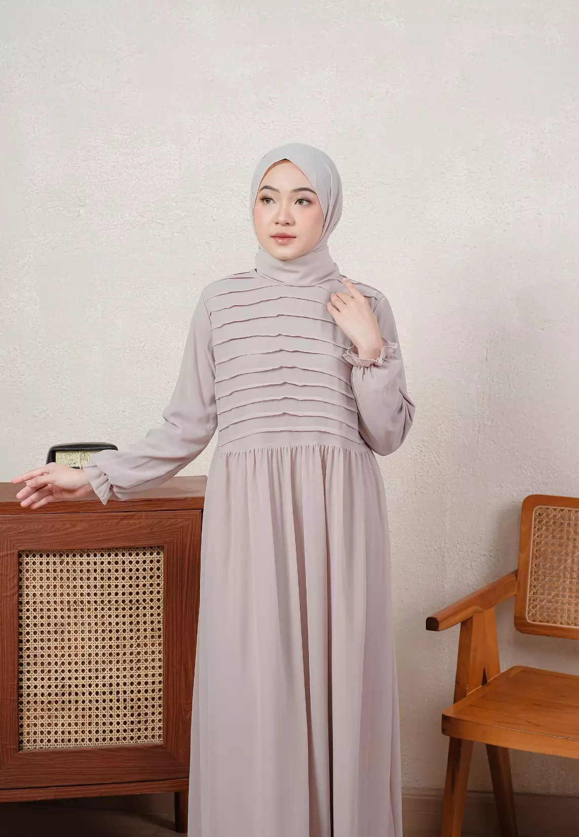 Thalia Dress - Khaki