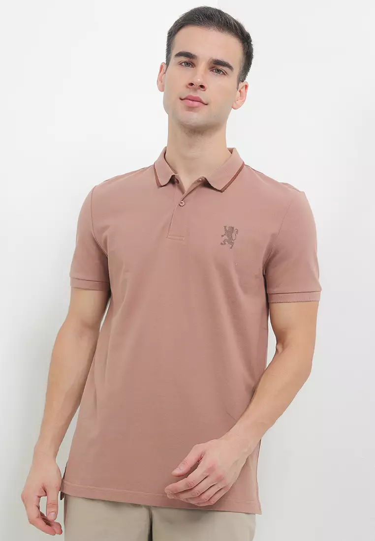 Jual Giordano Men's Small Lion Polo Original 2024 | ZALORA Indonesia