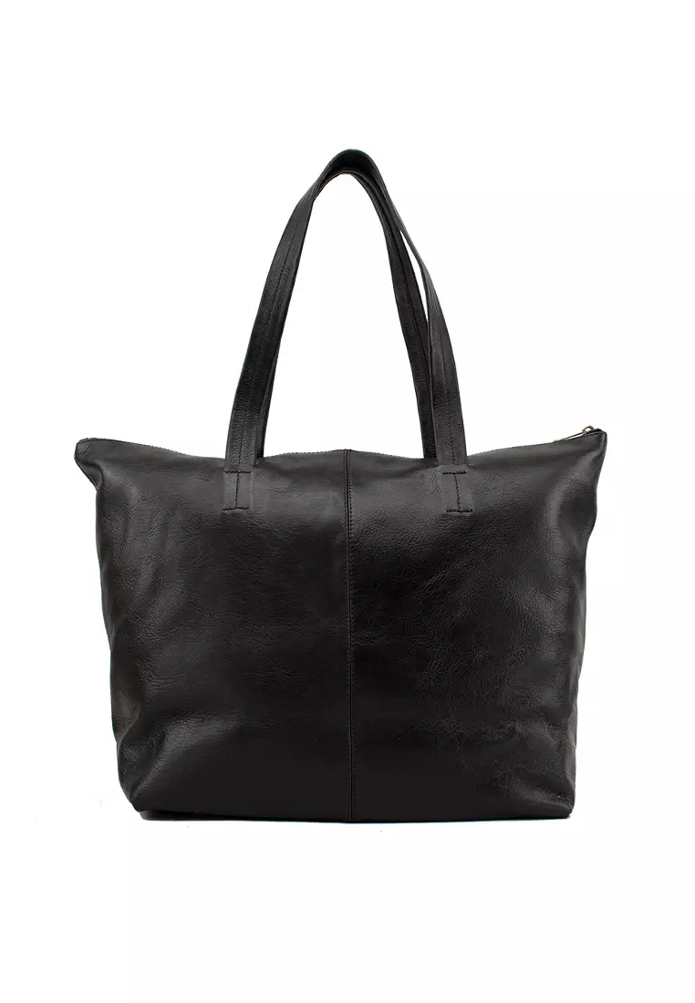 Buy The Tannery Manila Kaylin Leather Tote Bag 2024 Online | ZALORA ...