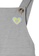 Gen Woo grey Light Grey Pinafore with Embroidered Patches by Gen Woo 20EE9KAF3D6821GS_6