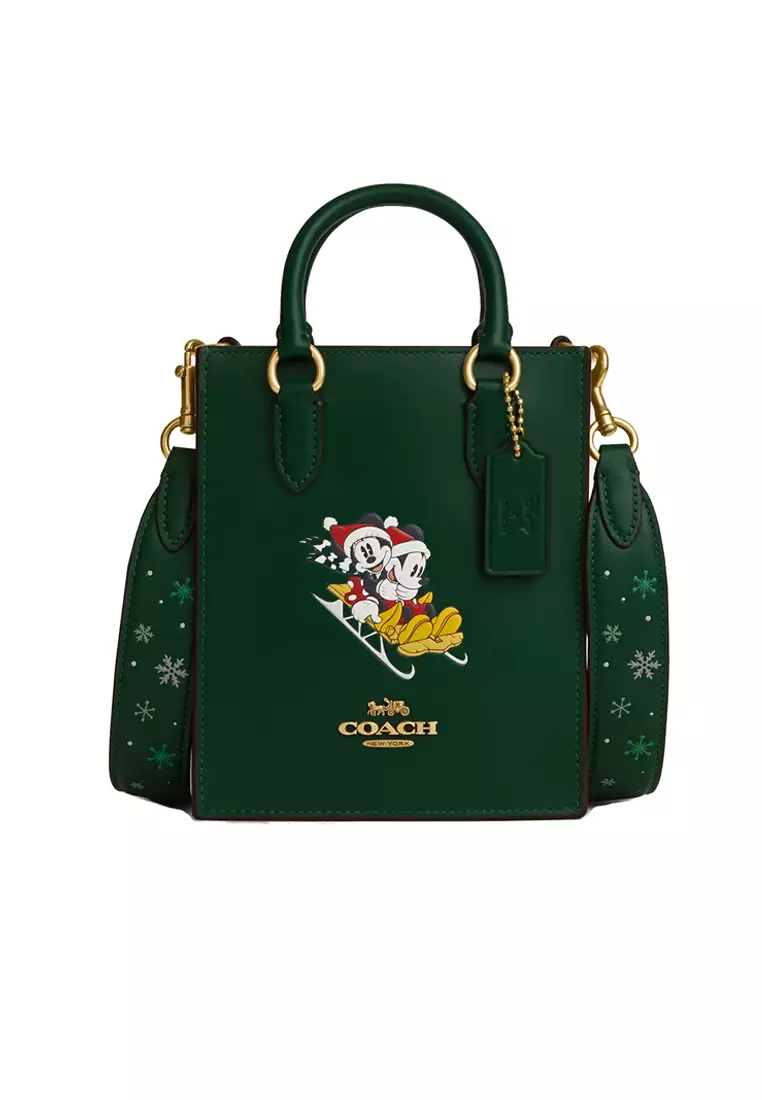 Coach COACH Disney X Coach North South Mini Tote With Sled Motif