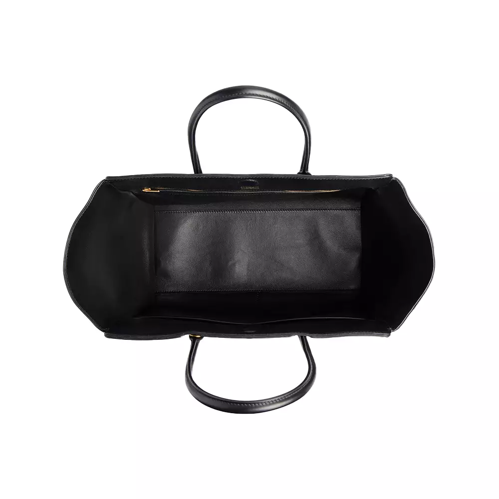 [4.4PRIL KEJUTAN HARGA] Hampton Small Handbag in Smooth Calfskin Black Ghw