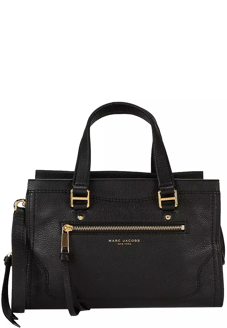 MARC JACOBS クルーザーラージレザー ブラック 美品】マークジェイコブス クルーザーラージ ショルダーバッグ