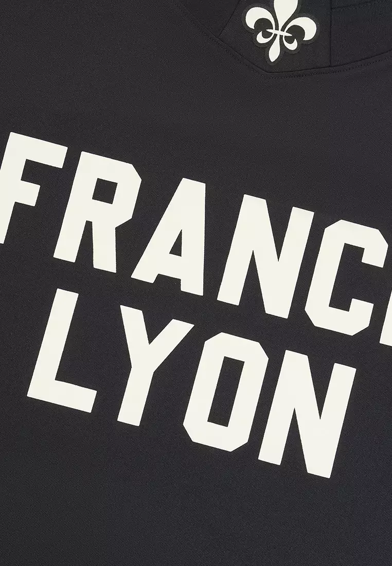 男裝 LOGO 復古風格寬鬆落肩T裇