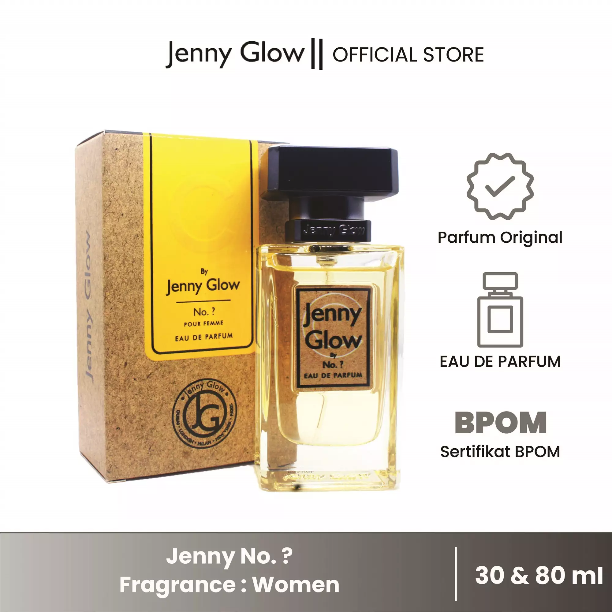 Jual JENNY GLOW Jenny Glow No.? EDP 80 ML Original 2024 | ZALORA ...