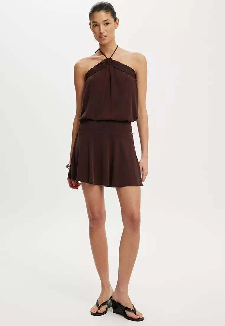 Buy Cotton On Chloe Halter Mini Dress 2026 Online | ZALORA