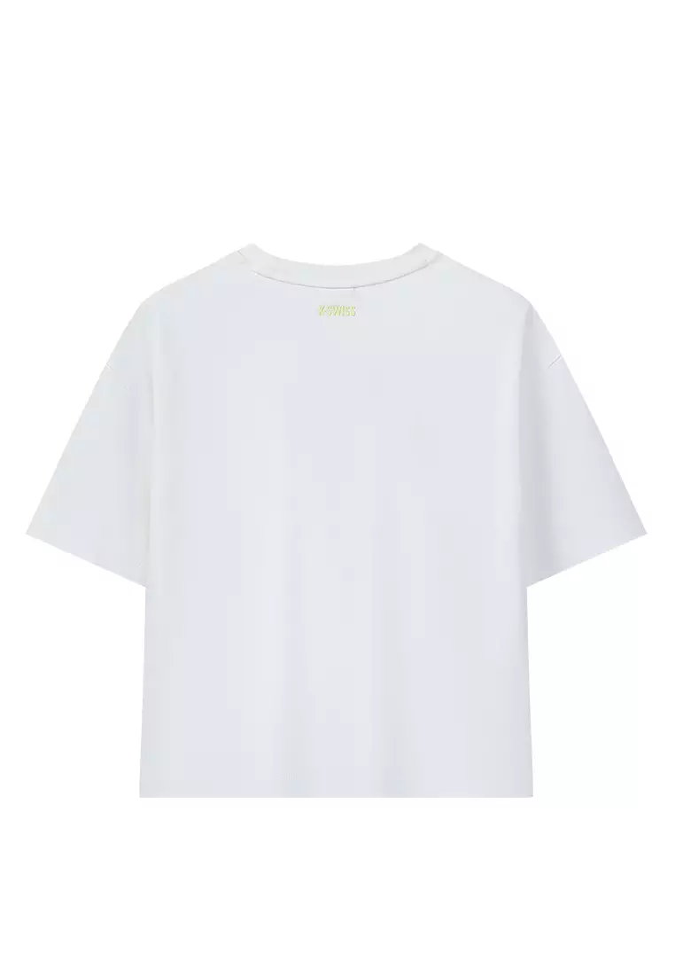WOMEN'S K-SWISS CALIFORNIA LOGO LOOSE FIT COTTON T-SHIRT