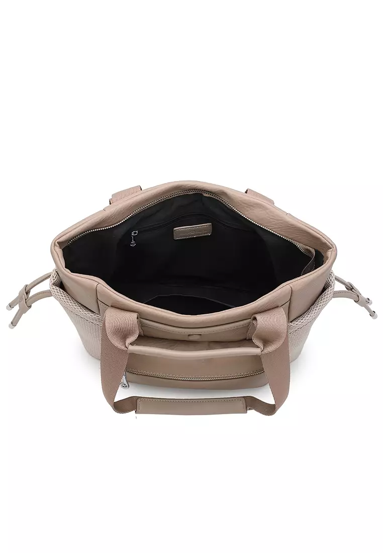 Women's Top Handle Bag / Sling Bag / Crossbody Bag (Tas Selempang / Tas Tangan) - Cokelat