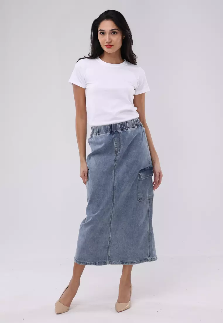 Denim Skirt Ladies