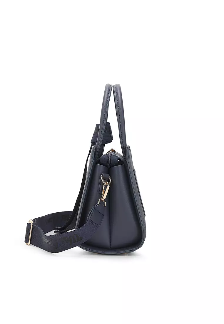 Women's Top Handle Bag / Sling Bag / Crossbody Bag / Shoulder Bag (Tas Tangan / Tas Selempang / Tas Bahu) - Biru
