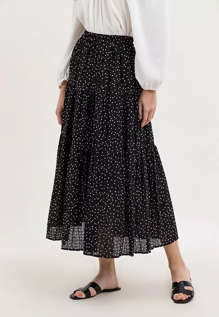 Carina Polka Dots Long Skirt