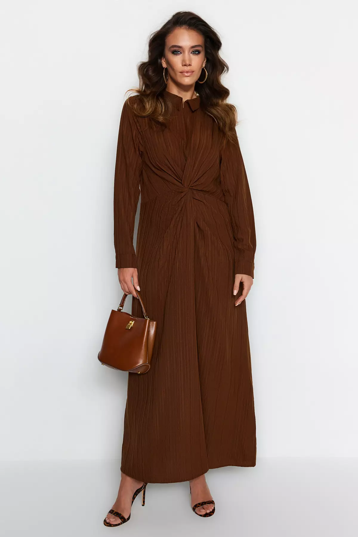 Dresses in brown