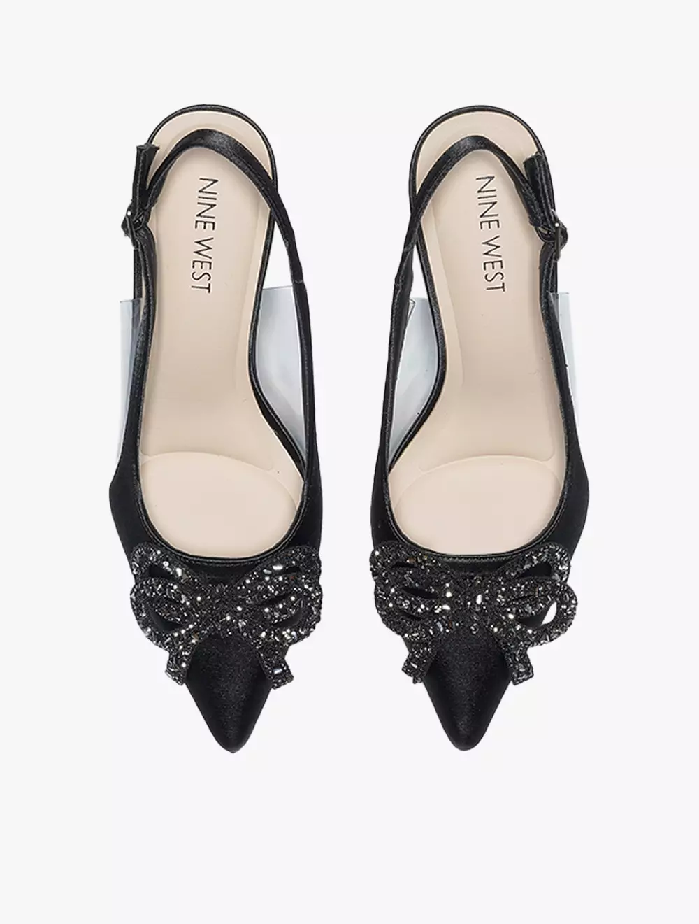 Payless Nine West Womens Evalyn Slingback Heels - Black_04