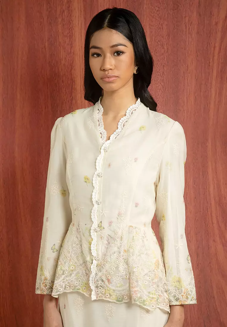 MELANI 刺繡荷葉邊 KEBAYA