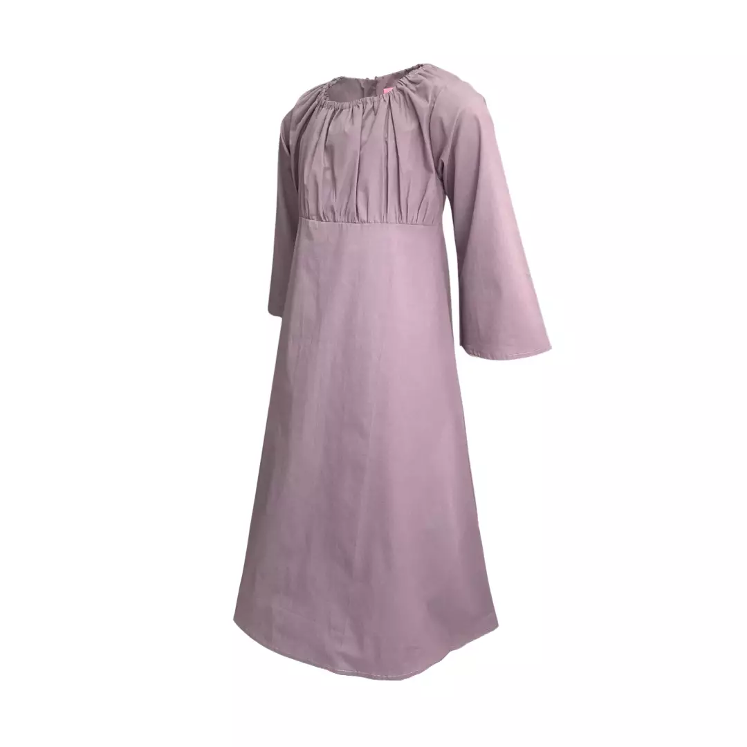 Pingu Gamis Anak Perempuan Printing Polos Ungu 94301530