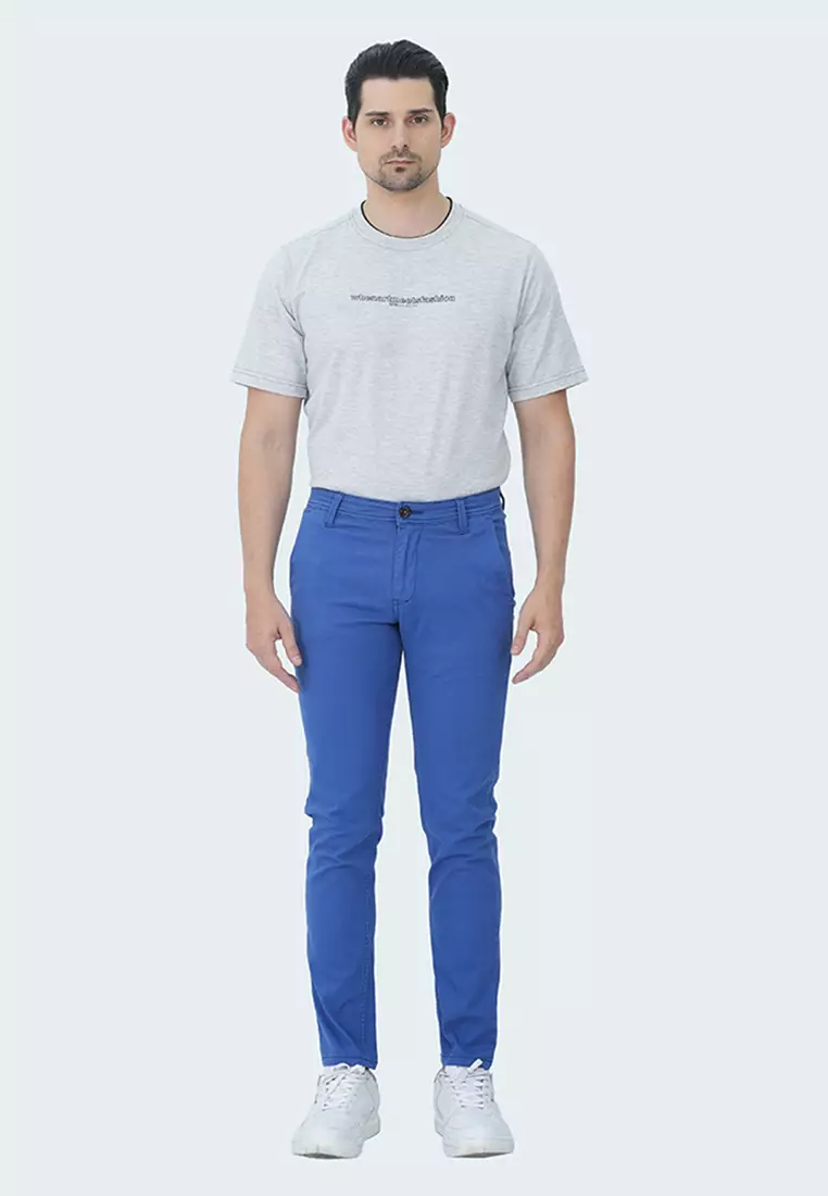 LGS - Celana Panjang Pria -  Chinos Collection - Stretch Katun - Color Series - Reguler Fit - CCT.455.S055