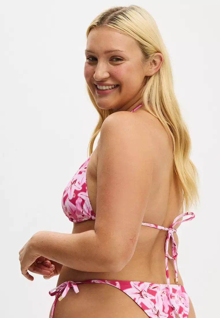 String Triangle Bikini Top