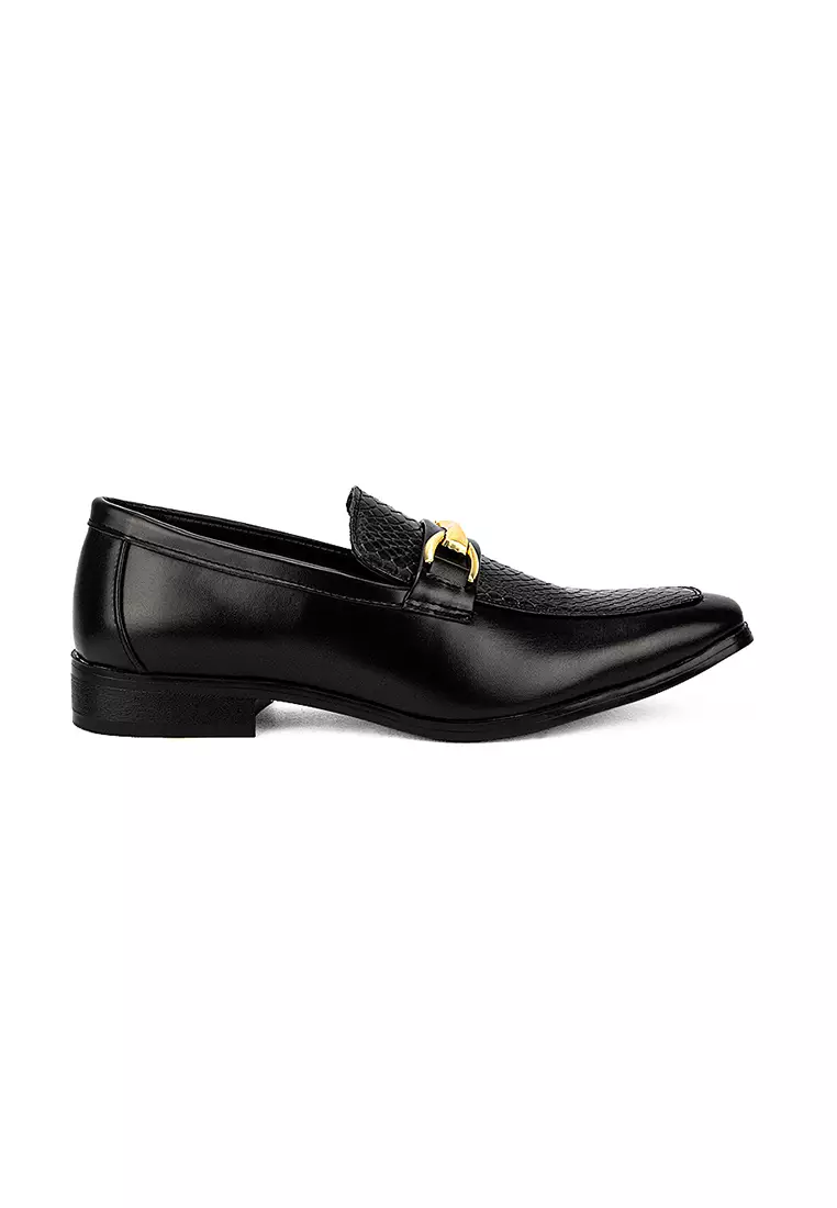 Men's Formal Slip On Shoes MW 22677 Black C32