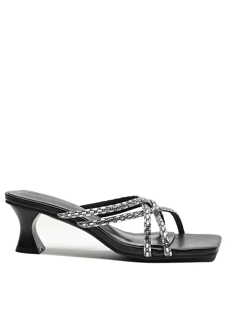 Discount on Twenty Eight Shoes  shoes - SKU: 5CM Open Toe Rhinestone Strap Sandals WW899-28