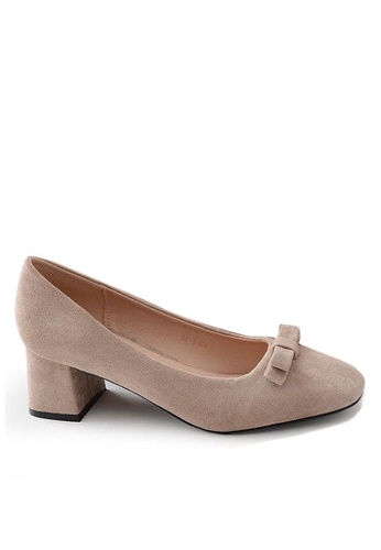 Twenty Eight Shoes beige Bow Pumps 669-8 CF2BESH2DB4B4CGS_1
