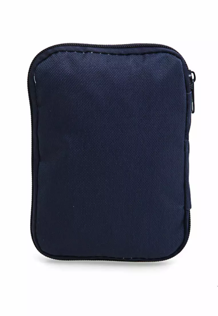 Poms Tas Mini Obat P3K Portable First Aid Case Size L Material Nylon ORIGINAL - Blue