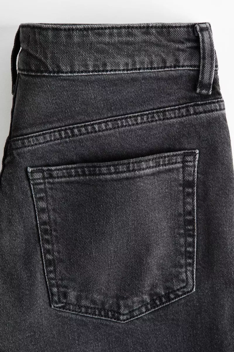 Mom Slim Fit High Waist Ankle Jeans