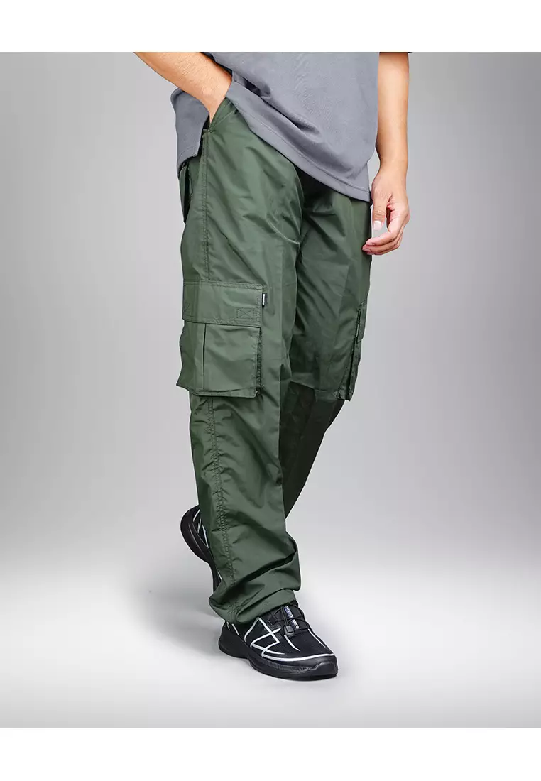 Long Cargo Pants Parasut Army