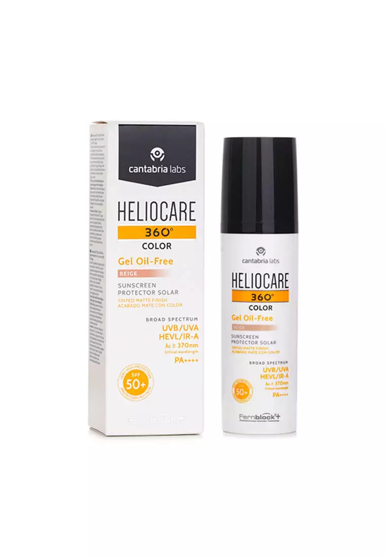 HELIOCARE BY CANTABRIA LABS - Heliocare 360 凝膠 SPF 50 - 米色 50ml