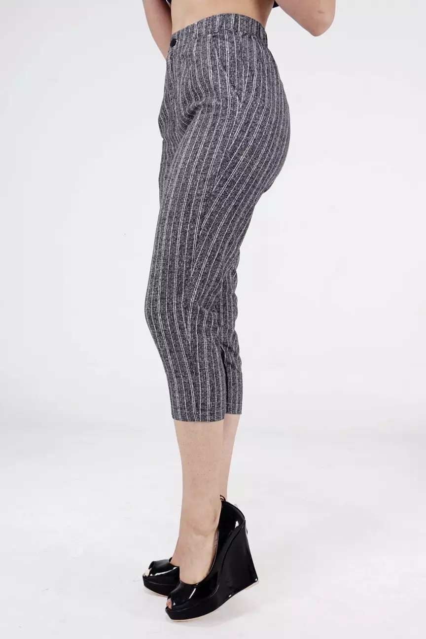 Celana Wanita Zebra Black Offwhite