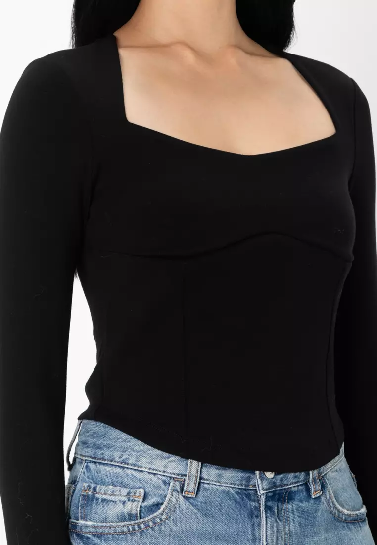 Sandra Long Sleeves Jersey Top