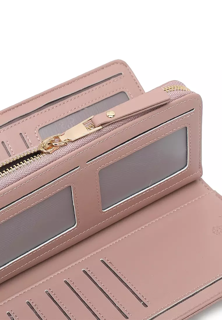Women's Long Purse / Wallet - Dark Pink