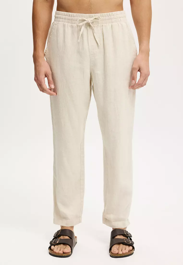 Buy Cotton On Linen Pants Online ZALORA Malaysia