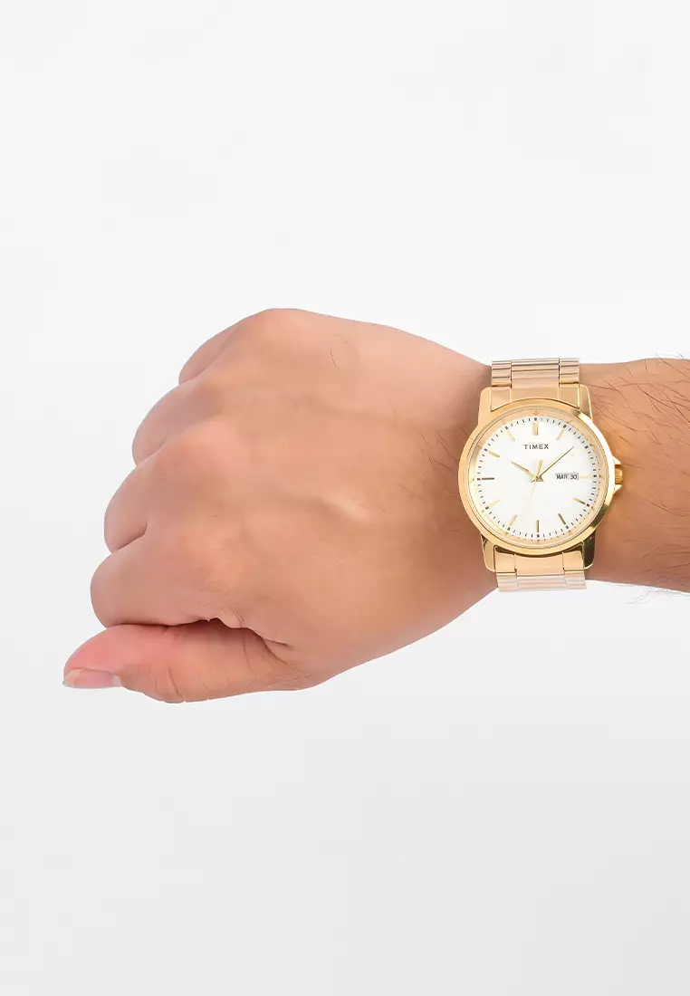Timex Dalton Gold Stainless Steel Analog Quartz Watch For Men TW2Y42200