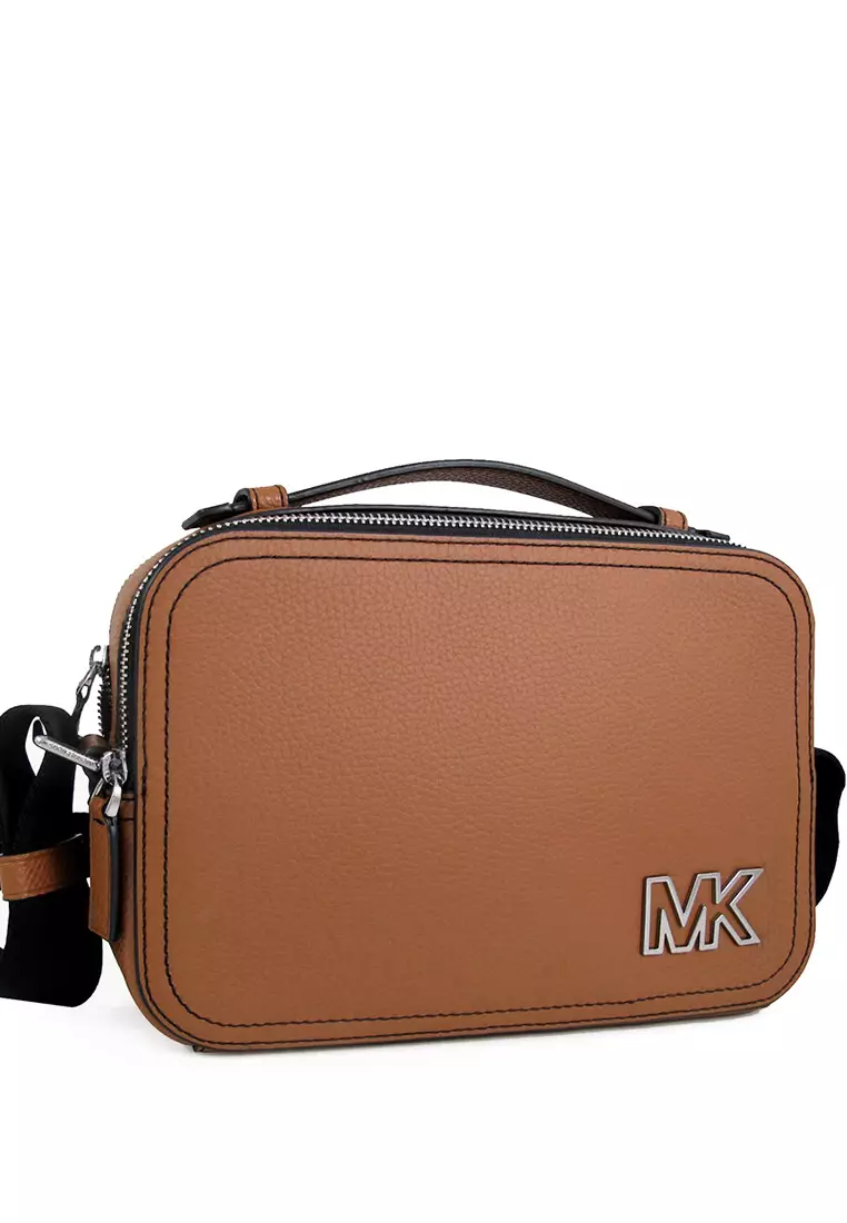 Cooper pebbled sales leather messenger bag