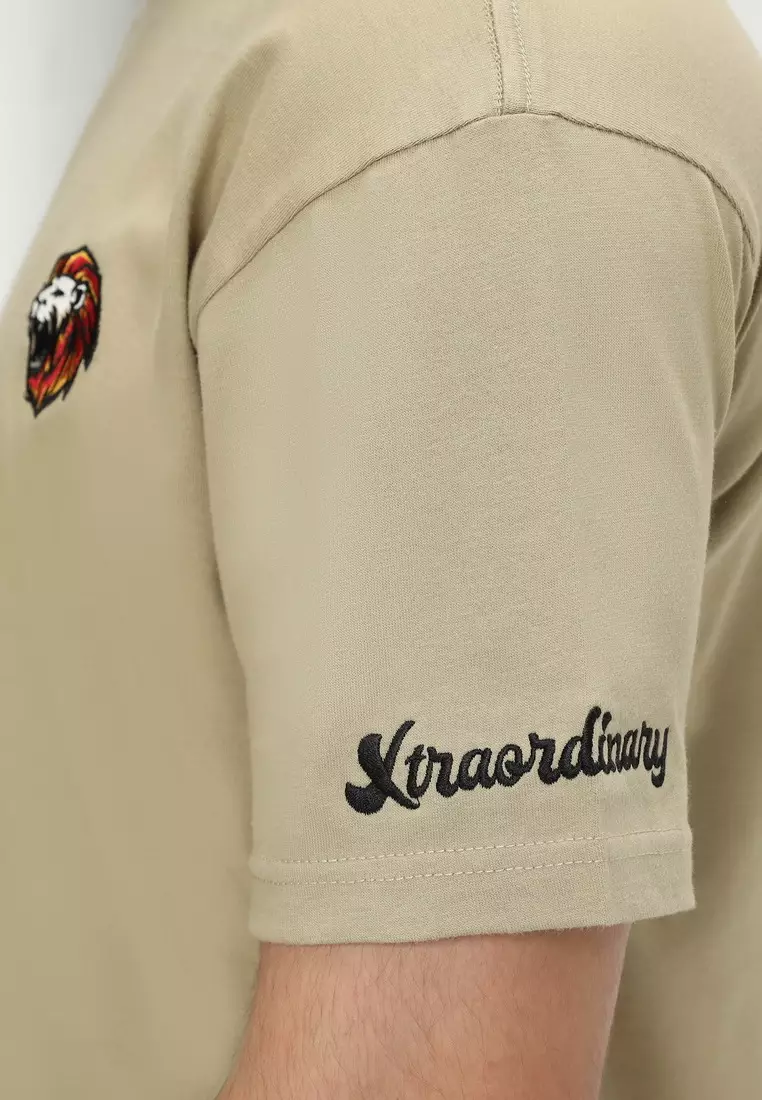 NX T-Shirt Cotton Combed Tebal Sablon Bordir Pria 207370171