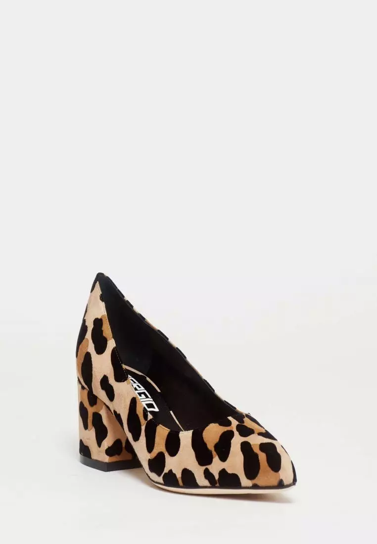 Buy Sergio Rossi SERGIO ROSSI Decollete In Camoscio Leopardato