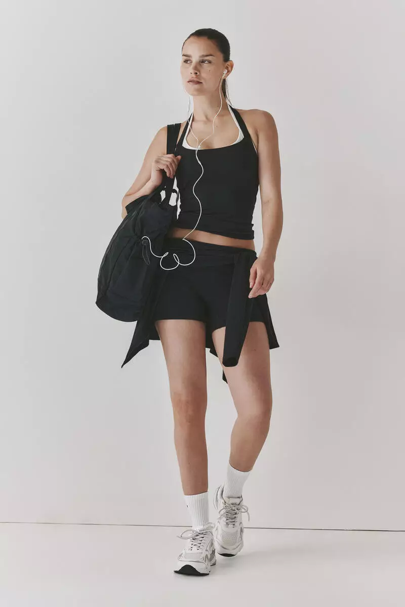 Halterneck sports vest top with SoftMove™