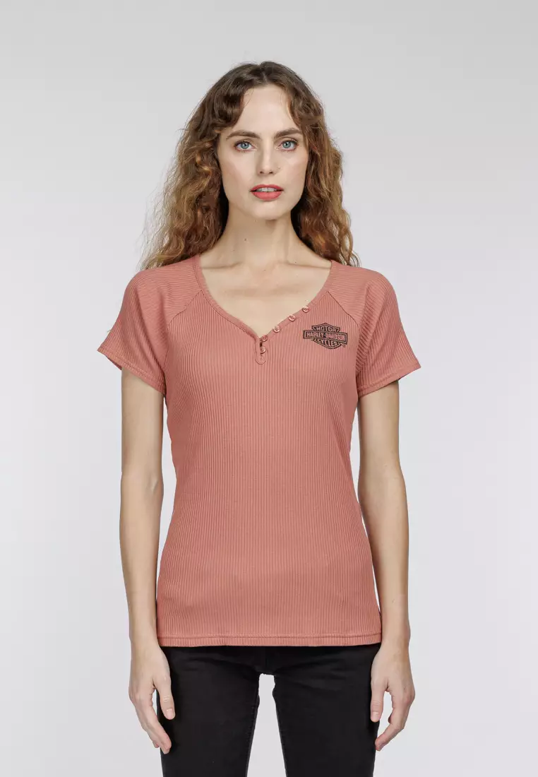 Harley-Davidson Creed Club Rib Knit Top