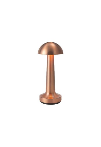 DILAS HOME Mushroom Dome Portable Dining Table Lamp (Rose Gold) EB197ES0D26623GS_1