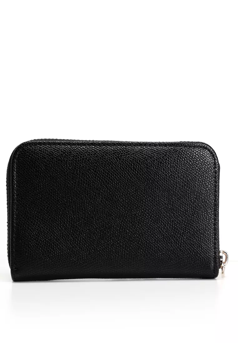 Amorette Signature Logo Medium Zip Around Wallet