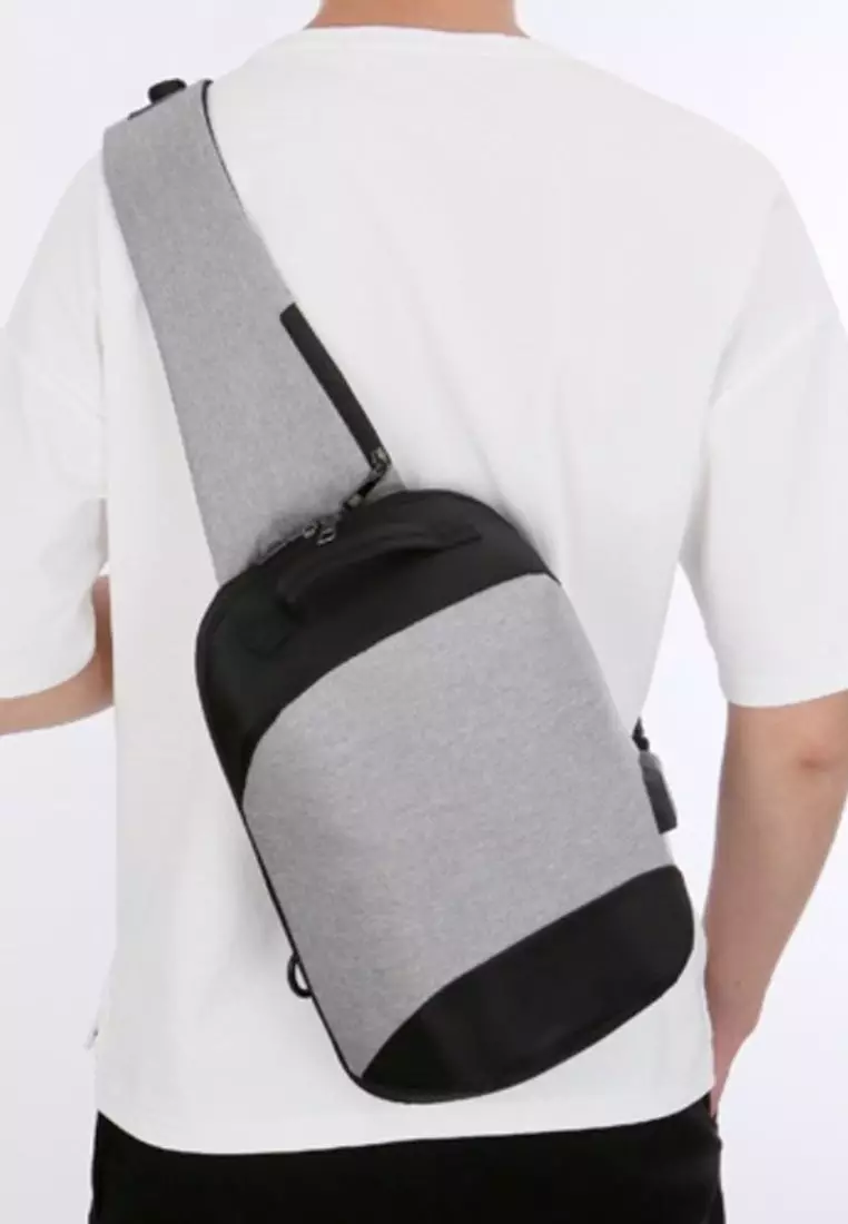 Buy Jackbox Anti Theft Large Capacity USB Charging Port Messenger Bag