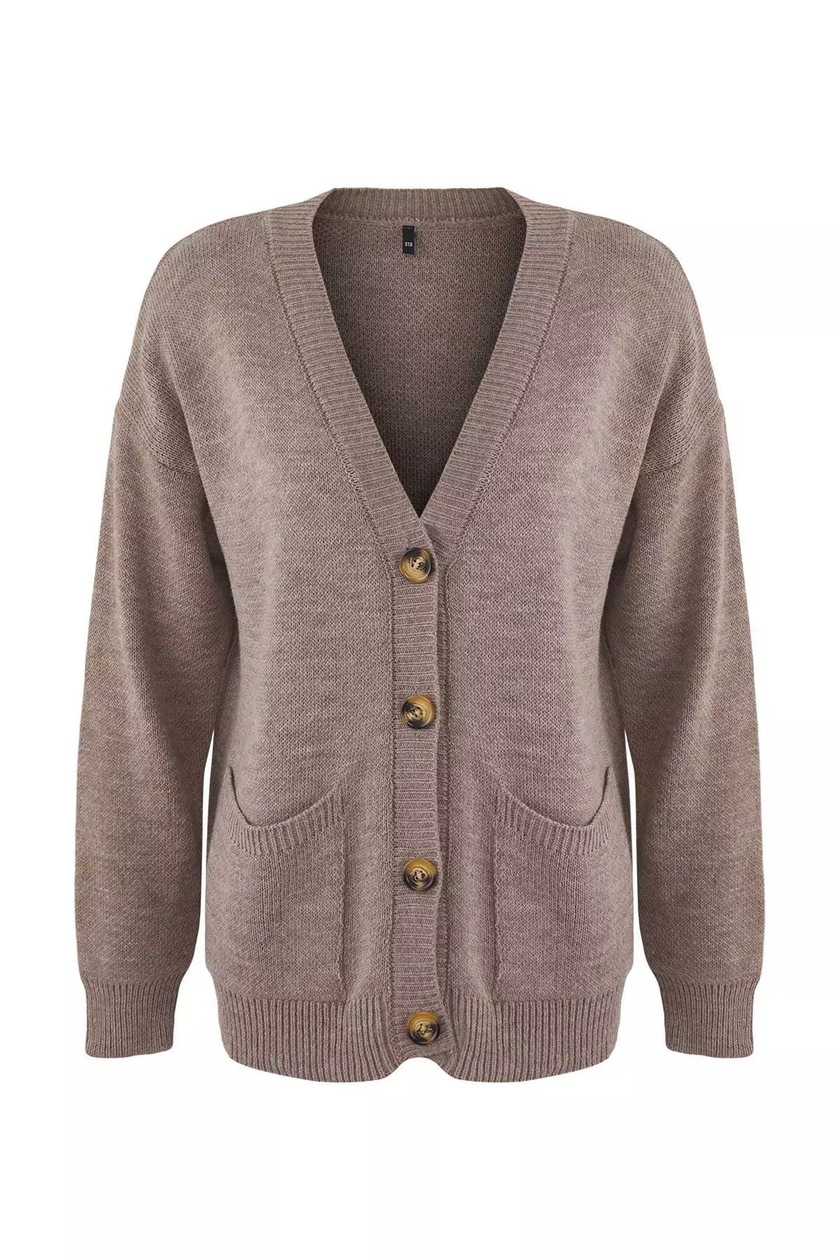 Mink Wide Pattern Basic Knitwear Cardigan Twoaw26Hi00205