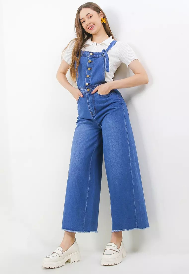 Hush denim jumpsuit sales