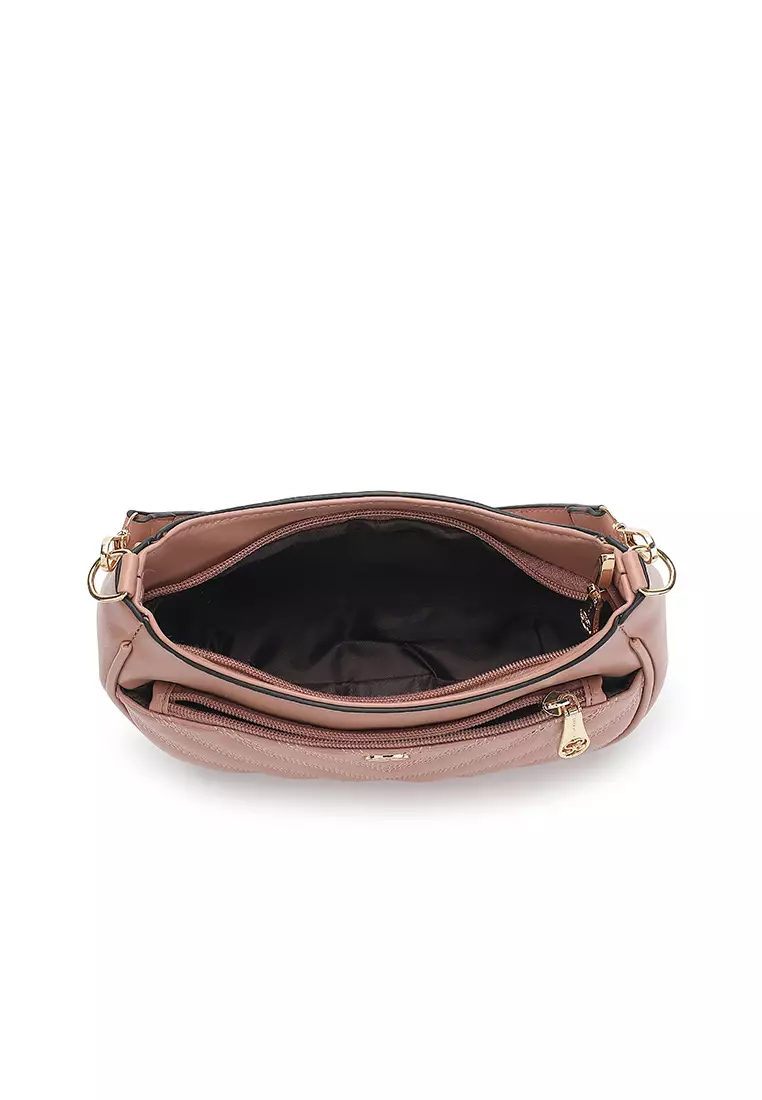 Women's Top Handle Bag / Sling Bag / Crossbody Bag / Shoulder Bag - Pink