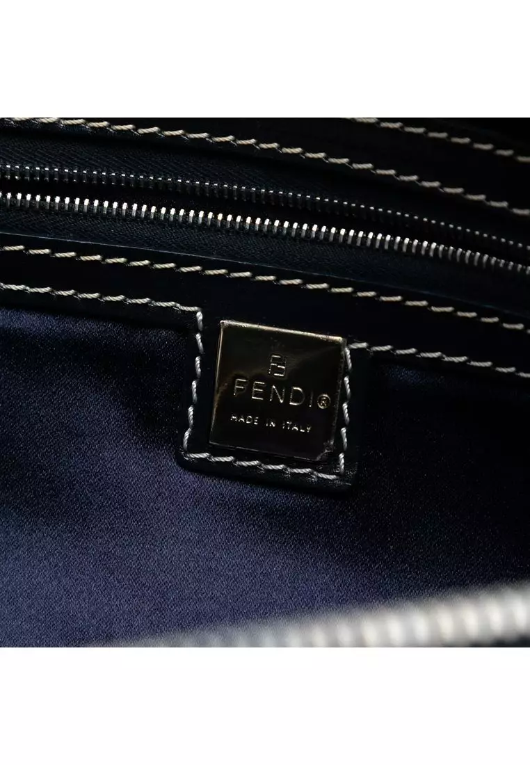 Pre-Loved Fendi Zucchino Canvas Handbag