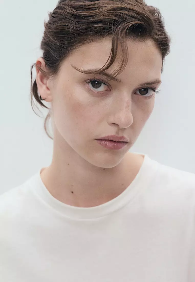 Embroidered Ruffle Top