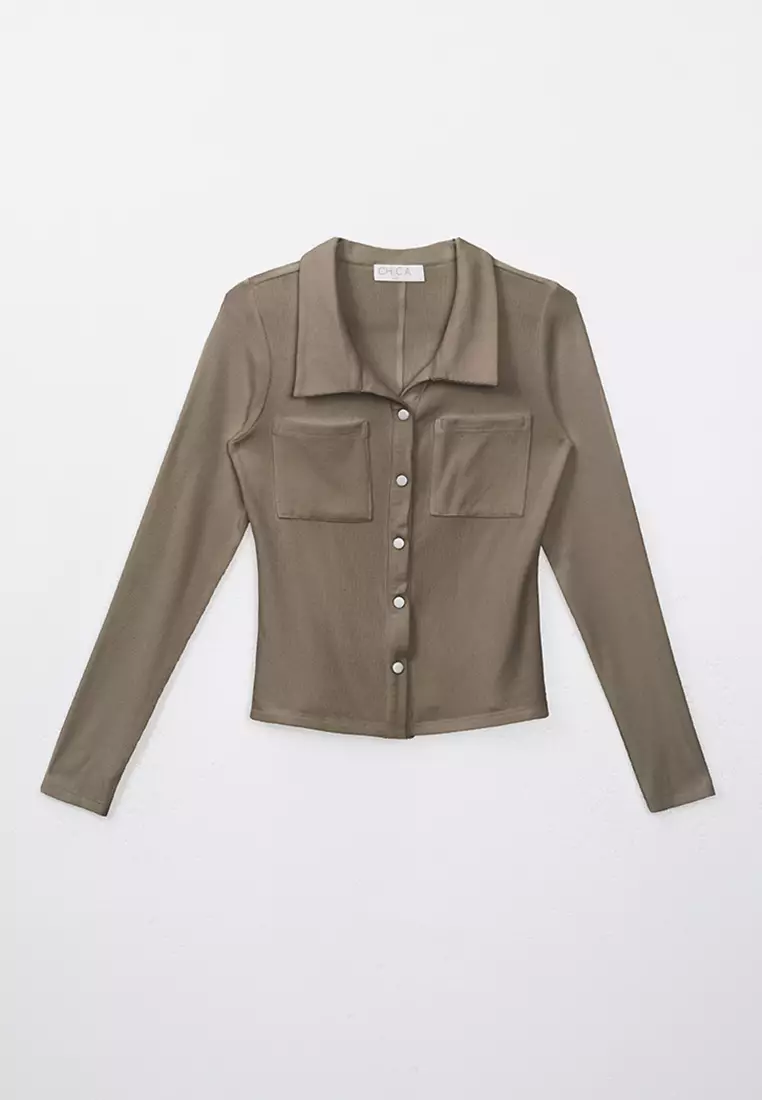 Double Pocket Long Sleeve Shirt