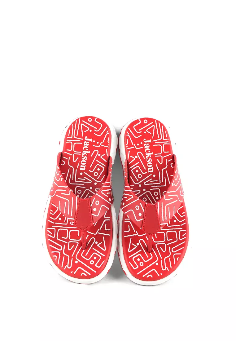 Jackson Kids Clip 3JS Red White